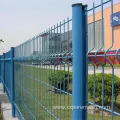 Blue PVC coated welded wire mesh fencing